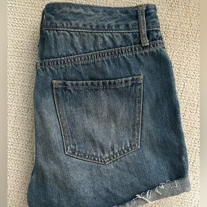 High Waist Jean Shorts